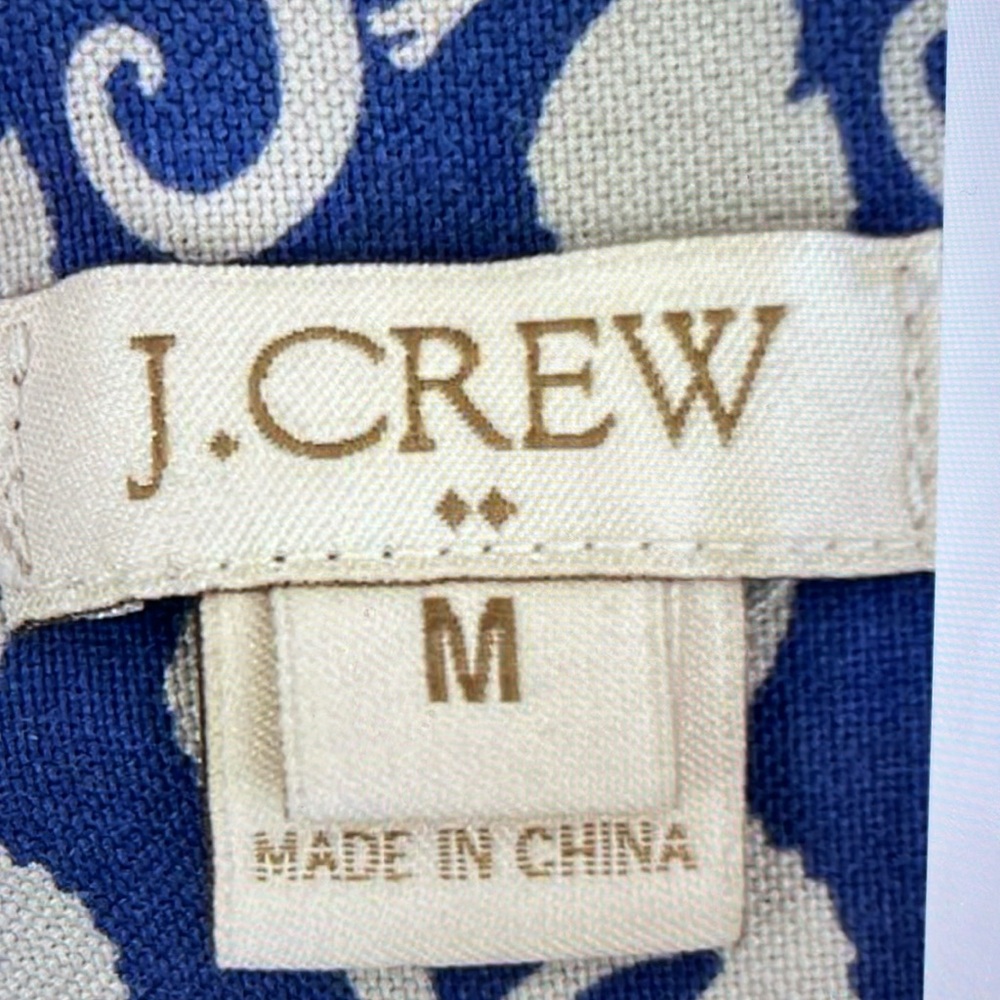 Medium J. Crew seahorse button up - Picture 3 of 4